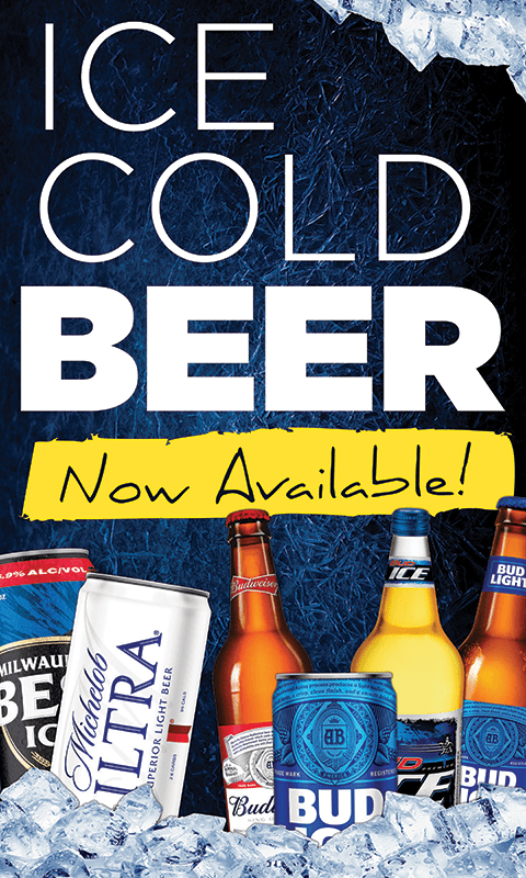 Cold Beer Now Available Poster