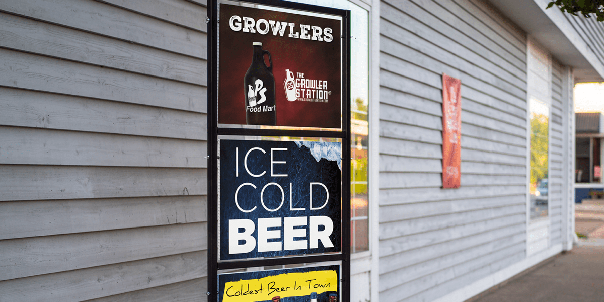 Free Standing Sign Frame