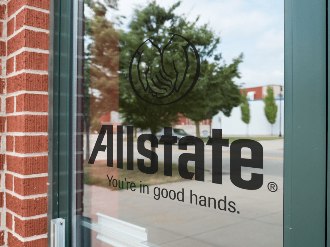 Allstate Window Lettering