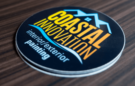 Coastal Innovation Circle Stickers