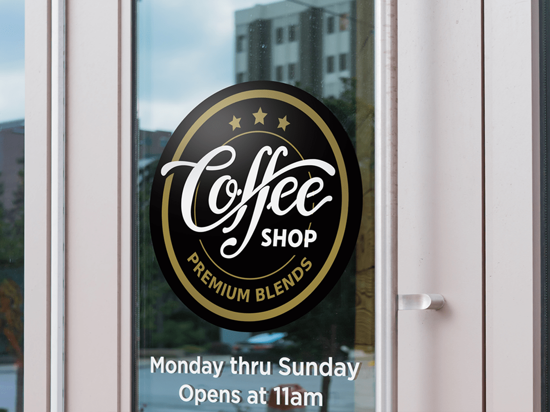 Coffee Shop Window Graphic