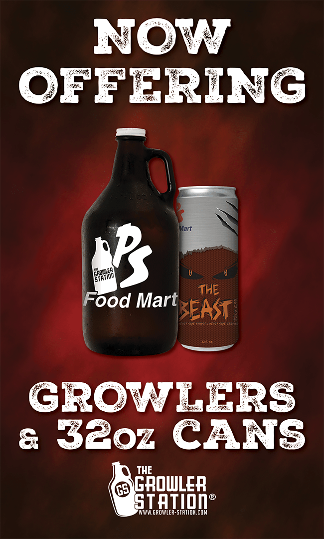 Growlers and 32oz Cans