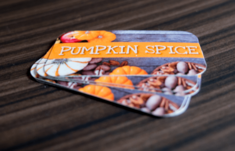 Pumpkin Spice Button Decals